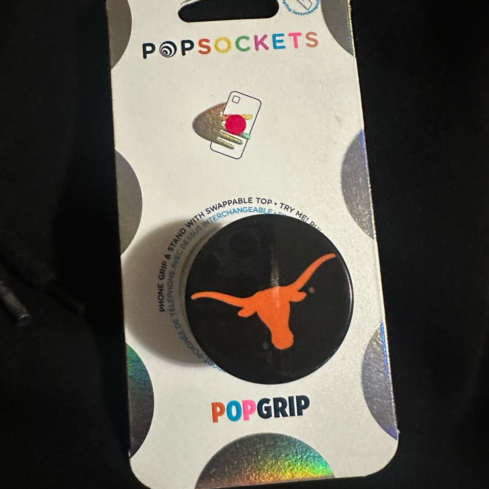 Longhorns pop socket